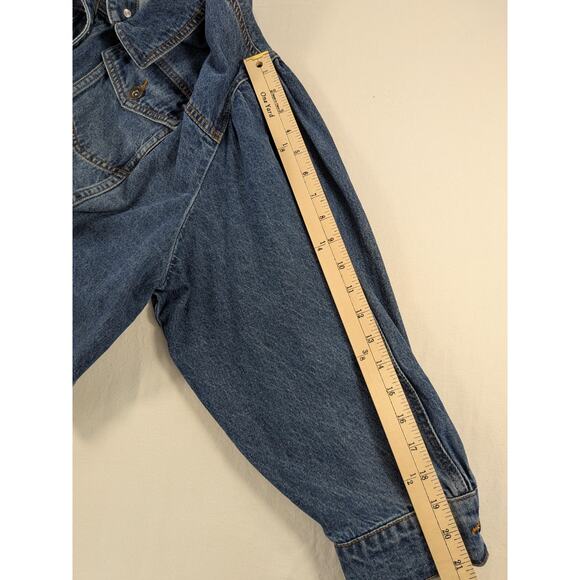 DKNY Jean Jacket Womens 2x Denim Cotton Classic Y2k Plus Cowboy Trucker Trendy - Picture 9 of 12